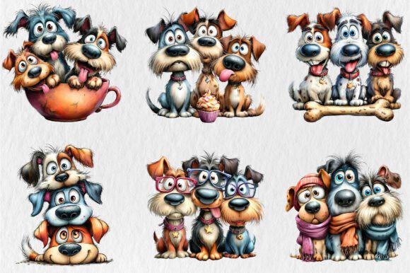 Whimsical Dog Clipart – Funny Puppy PNG Illustrations (Digital Download) - Image 10