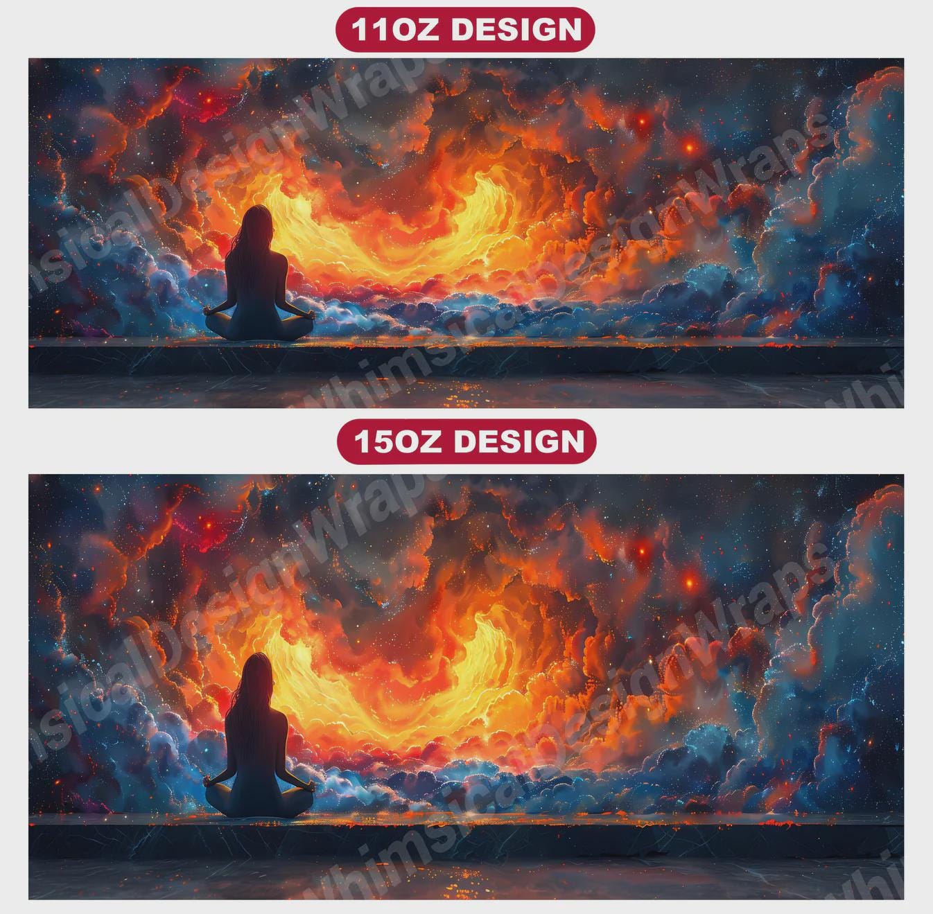 Yoga Mug Wrap Sublimation Designs | 80+ PNG Bundle (Digital Download) - Image 12