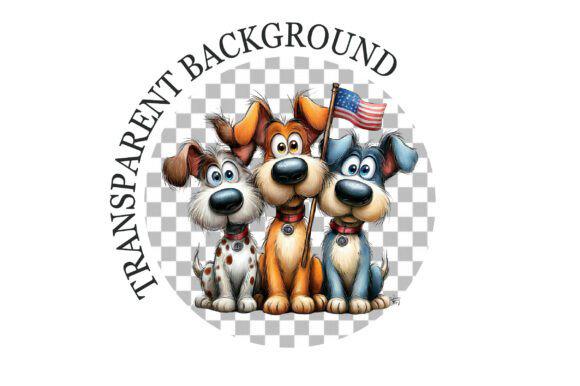 Whimsical Dog Clipart – Funny Puppy PNG Illustrations (Digital Download) - Image 14
