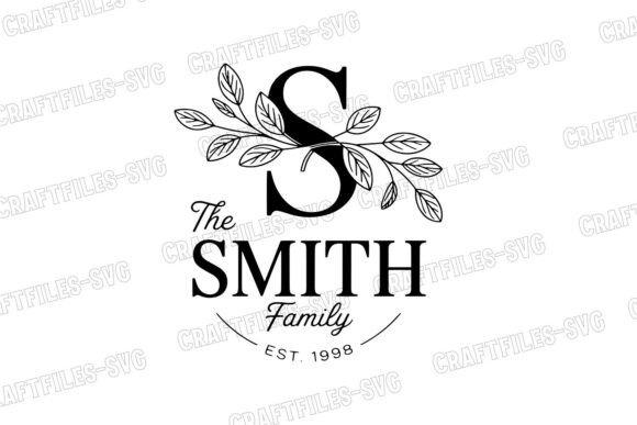 Family Monogram SVG Bundle | Last Name | 15 Custom Name Designs (Digital Download) - Image 6