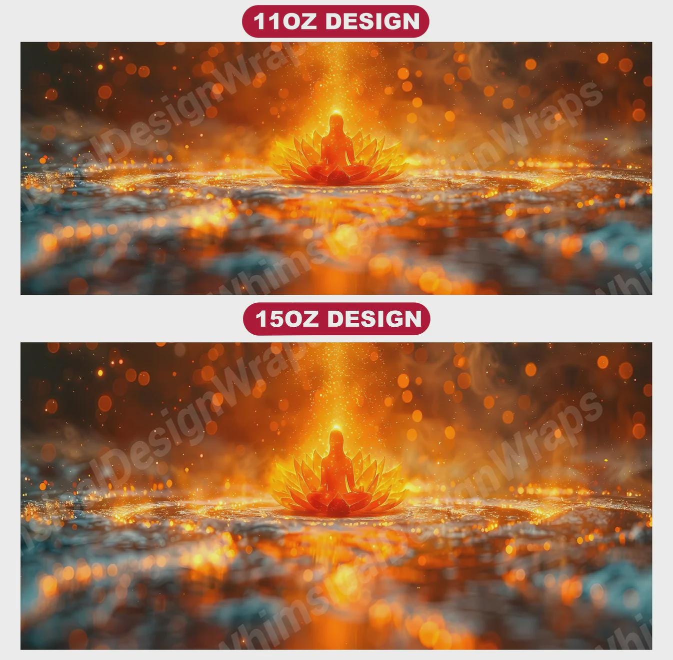 Yoga Mug Wrap Sublimation Designs | 80+ PNG Bundle (Digital Download) - Image 6