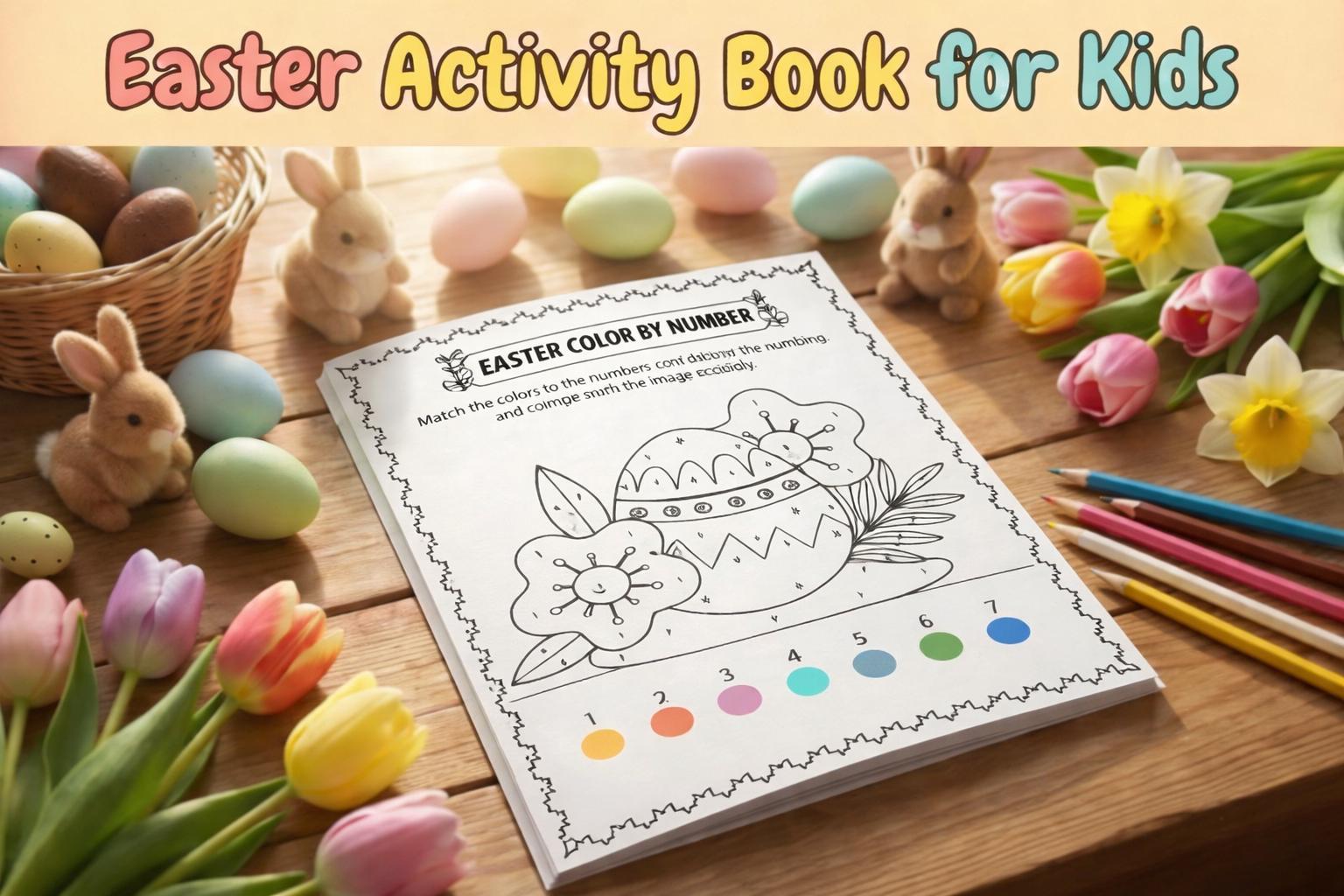 Easter Activity Book for Kids | 150 Printable Pages (Digital Download) - Image 7