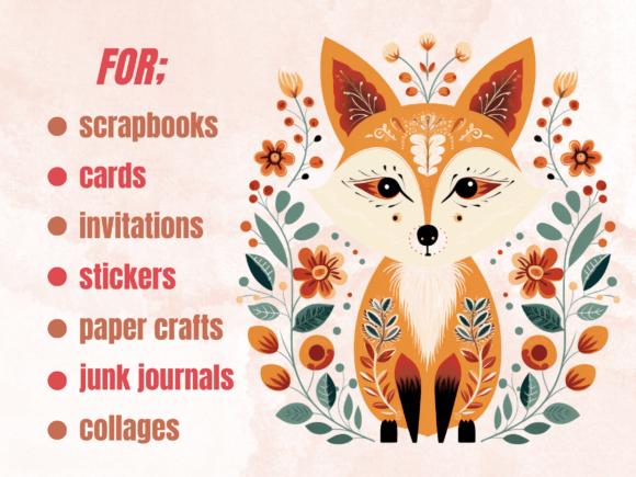 70 Scandinavian Easter Watercolor Clipart – Folk Art Bunnies, Eggs, Spring Graphics (Digital Download) - Image 8