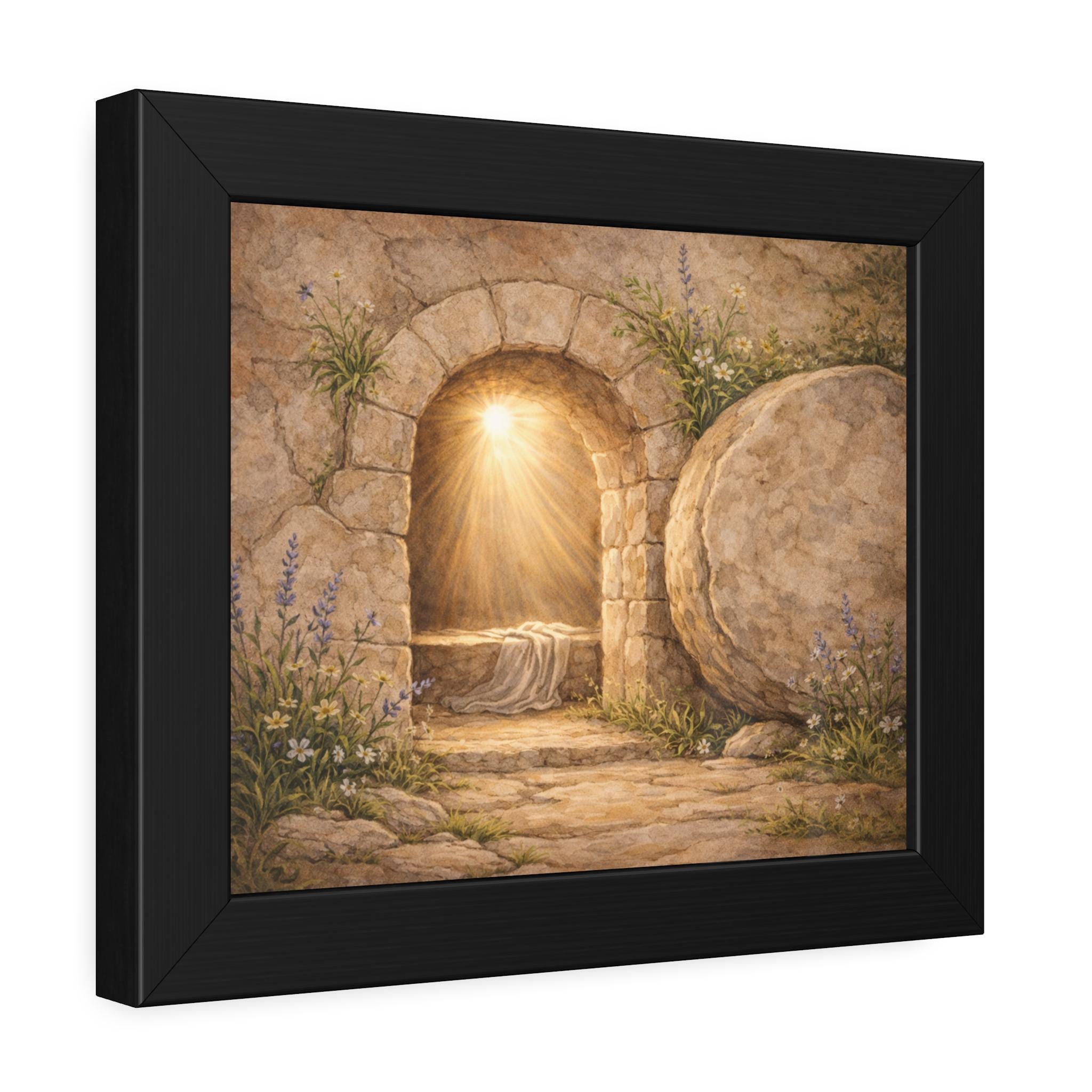 Christian Easter Tomb PNG | Jesus Resurrection Art, Empty Tomb Clipart (Digital Download) - Image 6