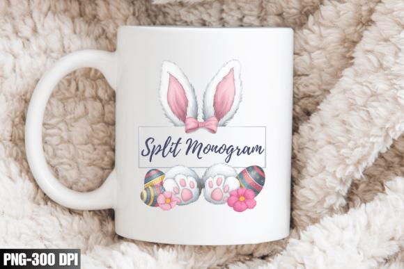 Personalized Easter Bunny | Kid Name Split Monogram PNG Bundle (Digital Download) - Image 8
