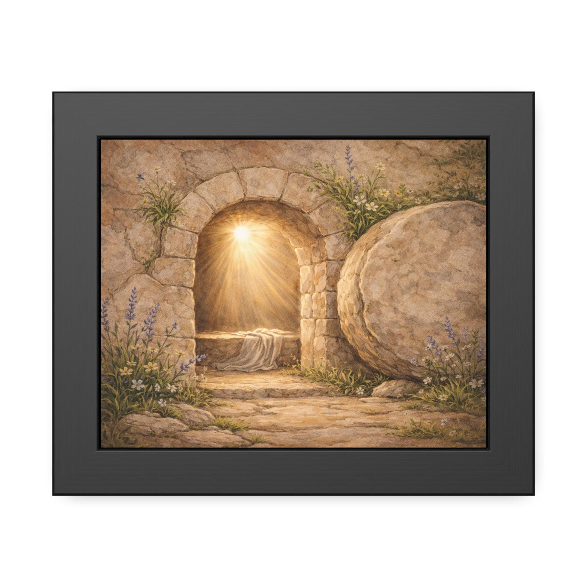 Christian Easter Tomb PNG | Jesus Resurrection Art, Empty Tomb Clipart (Digital Download) - Image 3