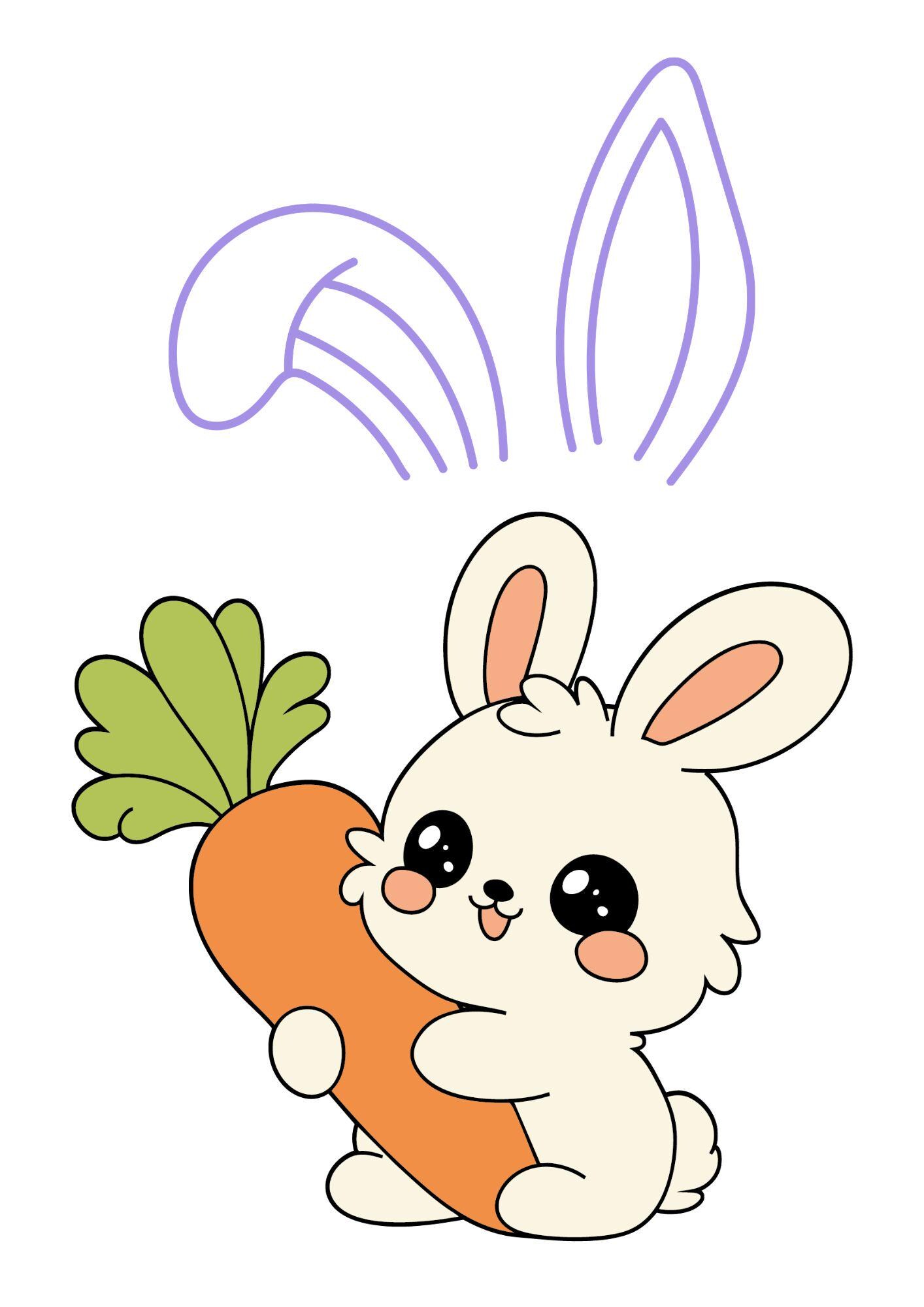 Easter Bunny Embroidery Pattern Bundle: Cat, Whale Designs | 3 hoop sizes | (Digital Download) - Image 4
