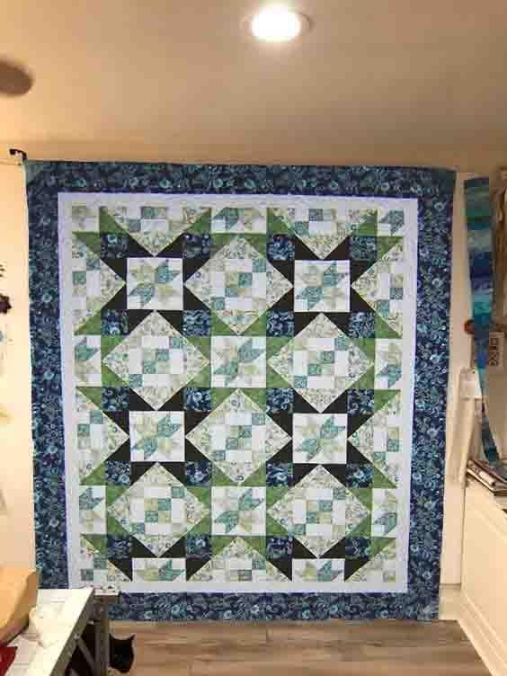 Emerald Starshine Quilt Pattern, Patchwork Design, Lap Queen Sizes (Digital Download) - Image 8