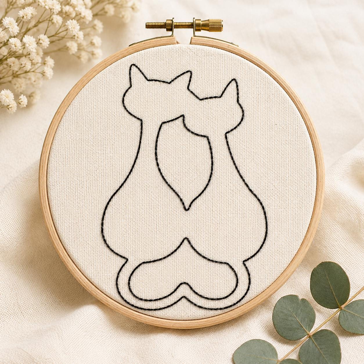 55 Hand Embroidery Animal Patterns, Beginner Outline Templates | Nursery Hoop Art Designs (Digital Download) - Image 2