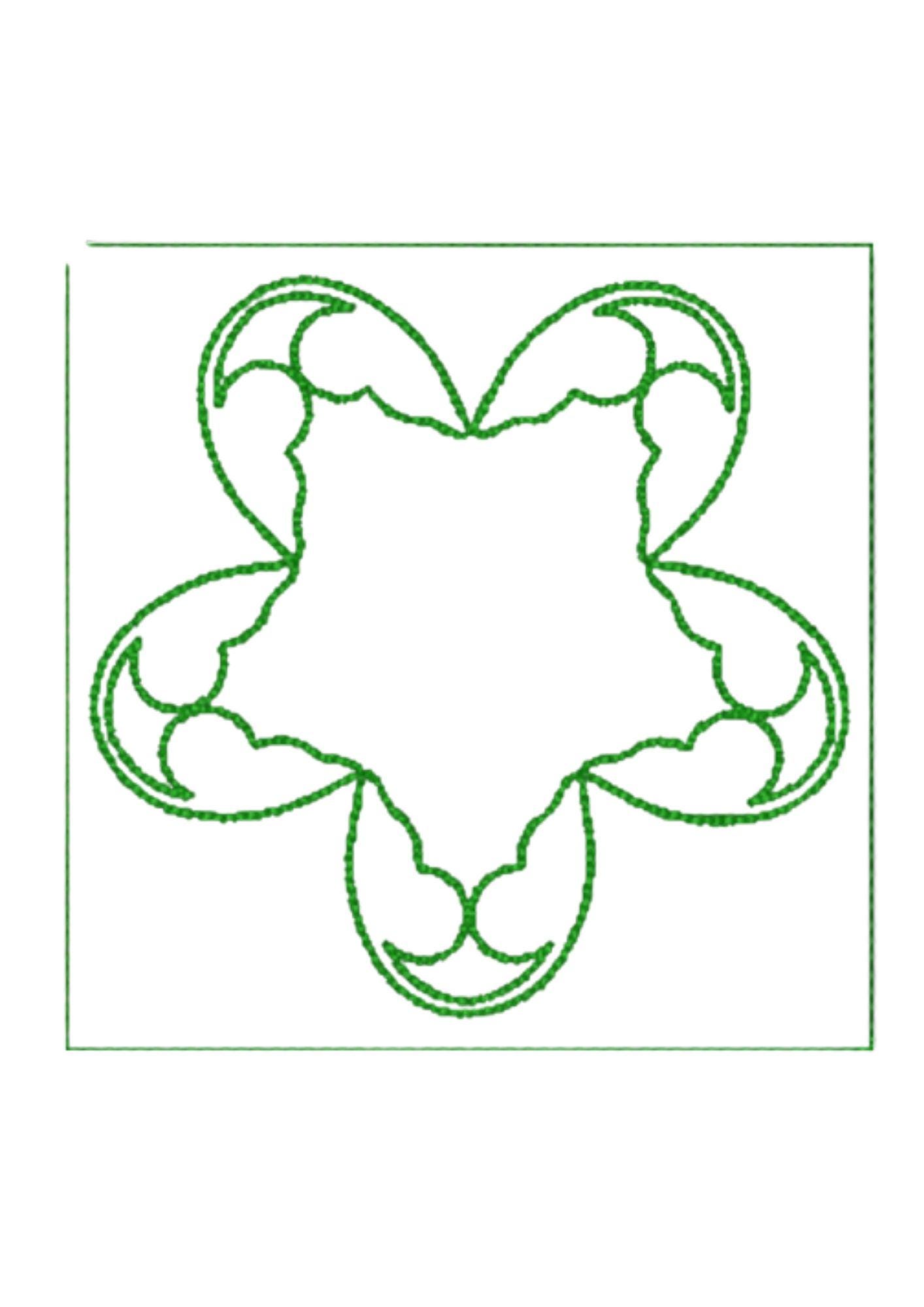 Quilt Block Embroidery Designs Bundle, 4 Quilting Motifs, Machine Embroidery Files (Digital Download) - Image 9