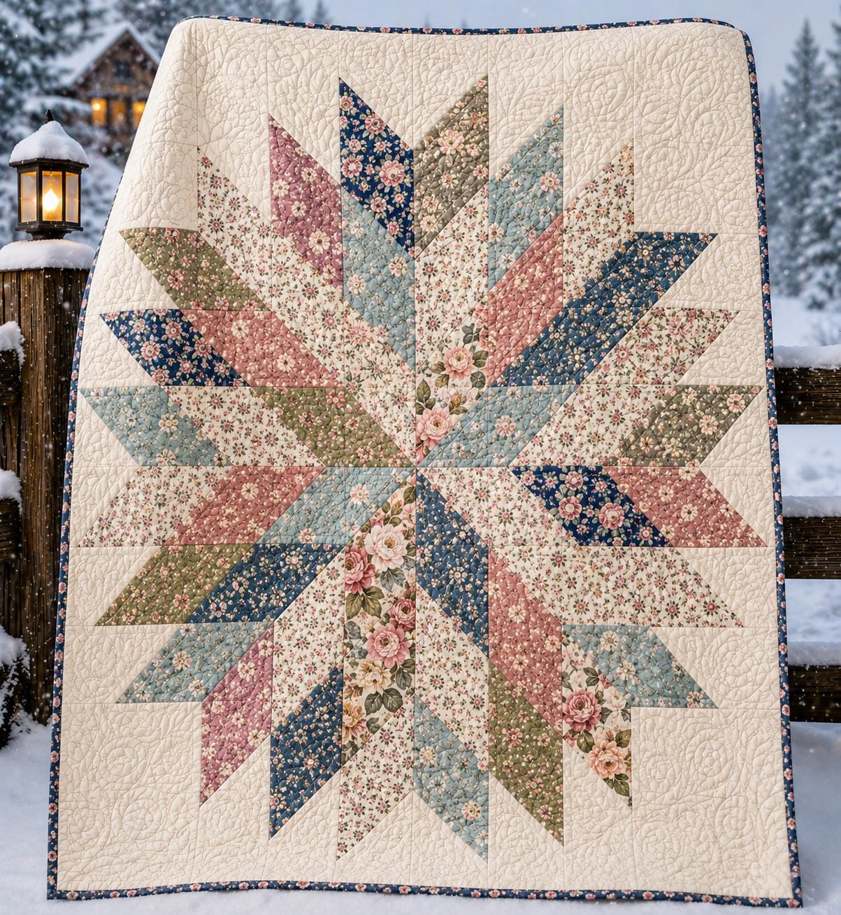 Floral Quilt Pattern