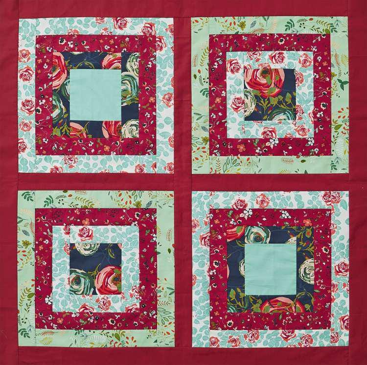Midnight Mosaic Quilt Pattern, Beginner Friendly Modern Patchwork Throw Quilt (PDF Download) - Image 7
