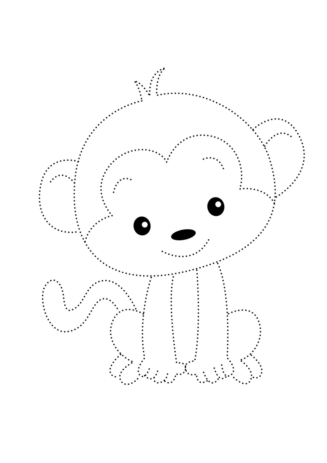 54 Animal Hand Embroidery Patterns Bundle, Dotted & Line Art Stitch Templates (PDF Digital Download) - Image 15