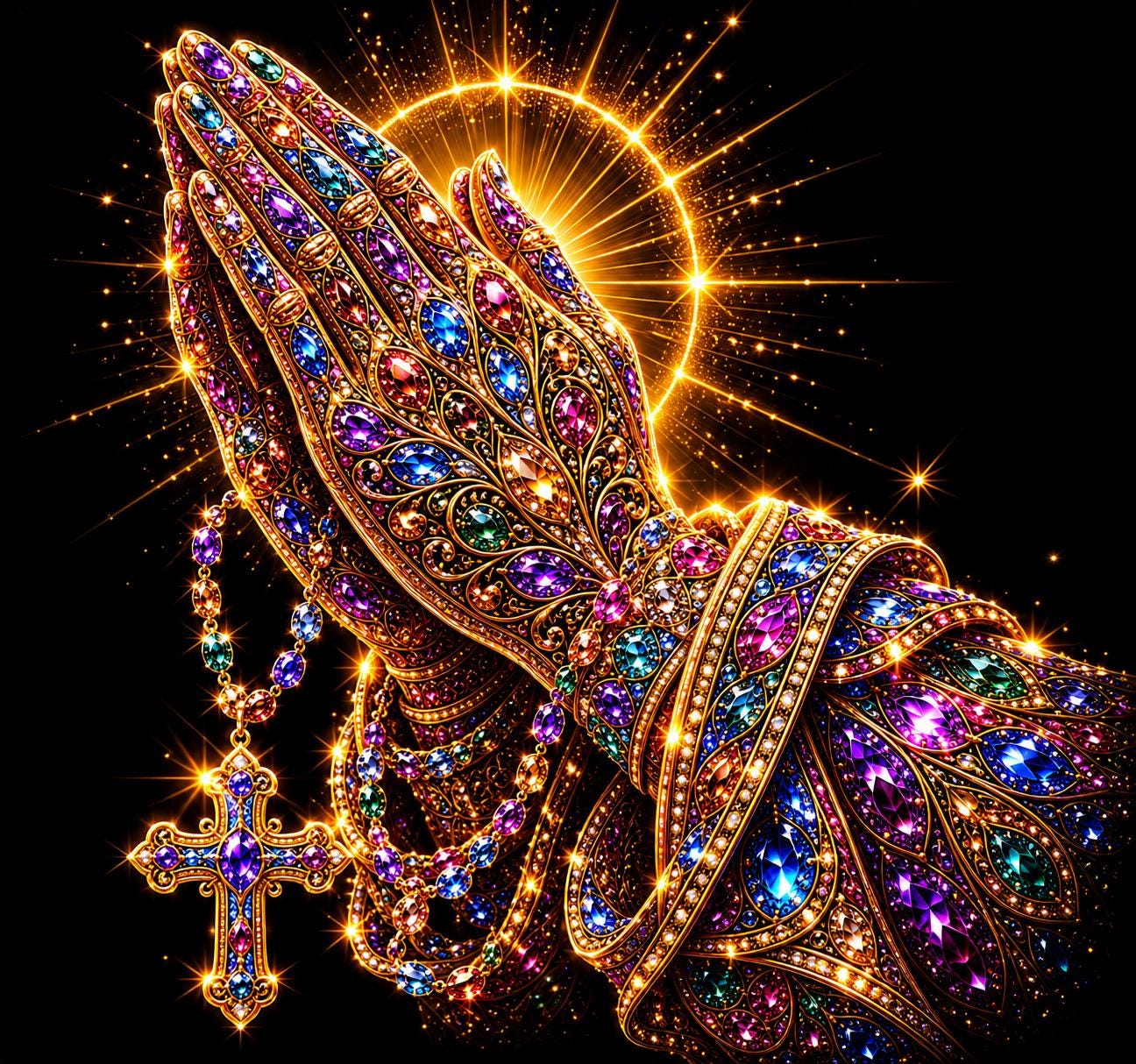 Christian Stained Glass 3D PNG Bundle, Jesus Cross Faith Love Art (Digital Download) - Image 12