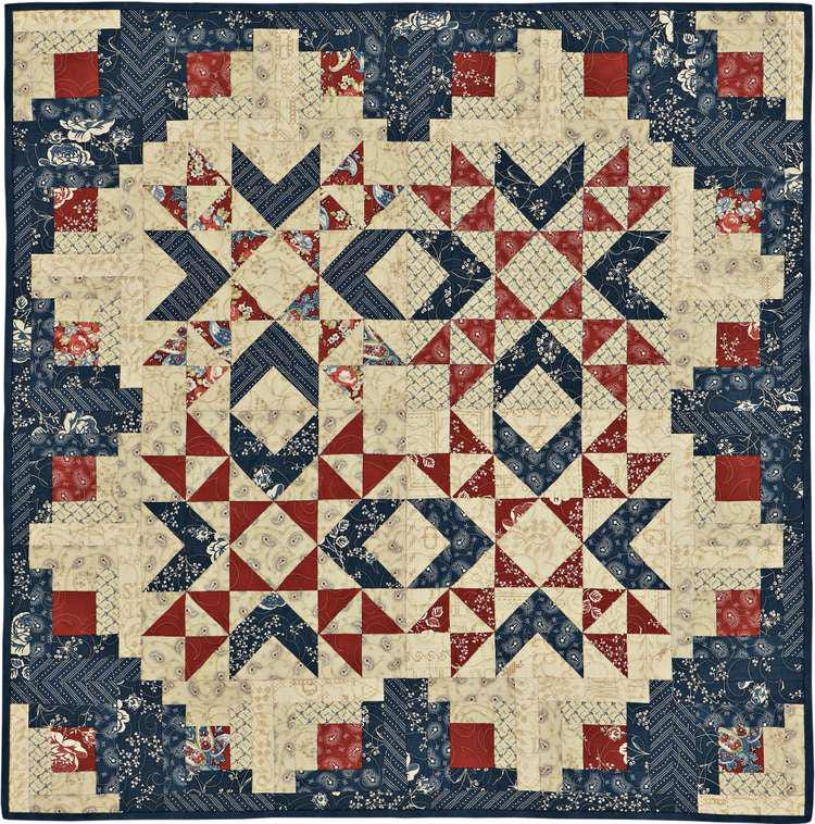 Liberty Stars Quilt Pattern, Patriotic Americana Star Blocks (PDF Download) - Image 13