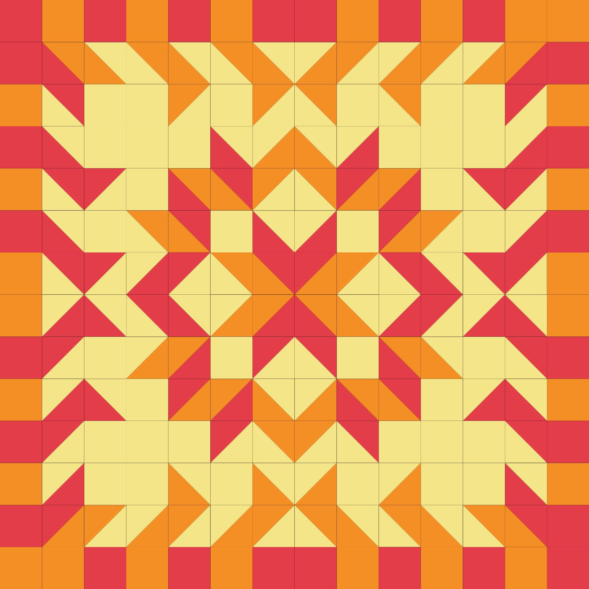 Crossroads Star Quilt Pattern, Modern Geometric Throw, 70" x 70" Patchwork, Beginner Friendly PDF - Image 6