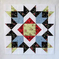 arrow crown quilt block