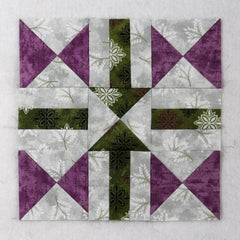 chain and hourglass quilt block