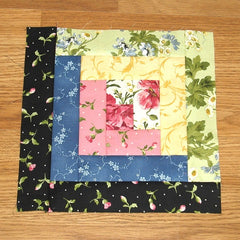 log cabin quilt block