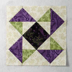 mill wheel quilt block