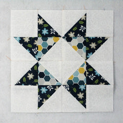 ribbon star quilt block